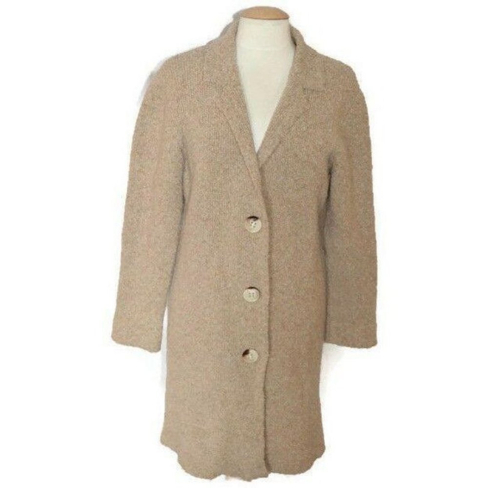 ALPHA Mossimo Rebecchi Long Wheat Beige Wool